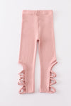 Pink hollow out legging
