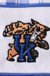 Blue kentucky wildcats embroidery 2pc girl swimsuit