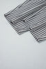 Black Stripe Drawstring Casual Loose Pants