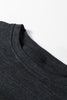 Black Color Block Leopard Patchwork Long Sleeve Casual Top