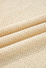 Parchment Bowknot Applique Cap Sleeve Sweater