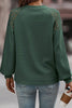 Chestnut Lace Long Sleeve Textured Pullover