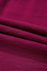 Violet Leopard Trim V Neck Flounced Bracelet Sleeve Blouse