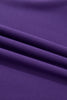 Tillandsia Purple Oversize Drop Shoulder Reversible Mock Neck Sweatshirt