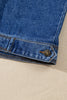 Sail Blue Vintage Wash Western Shift Denim Jacket