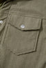 Laurel Green 2 in 1 Thermal Knit Textured Hooded Jacket