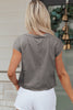 Medium Grey Mineral Wash Boxy Fit Cotton Tank Top