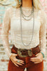 Jet Stream Sheer Floral Mesh Ruched Long Sleeve Top