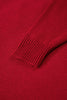 Racing Red Merry Colorful Dot Detail Christmas Drop Shoulder Sweater