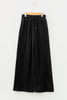 Black Seamed Drawstring High Waist Wide Leg Sweatpants