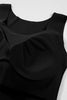 Oatmeal Solid Color Wide Strap Splicing Athleisure Tank Top