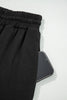 Black Contrast Trim Hooded Lounge Cardigan and Pants Set