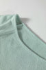 Myosotis Textured Raglan Sleeve Knit Loose Top
