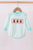 Blue bear embroidery bubble