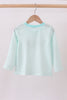 Blue bear embroidery top