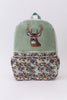 Camouflage deer print backpack
