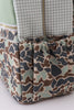 Camouflage bear print backpack