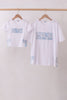 White MAMA bow applique mom&me top