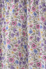 Purple floral goose applique ruffle dress