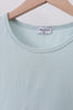 Blue bowknot cross applique top