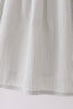 Pink seersucker farm animals embroidery ruffle dress