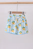 Blue lemon swim trunks