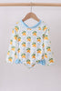 Blue bow lemon rashguard