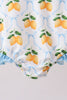 Blue bow lemon rashguard