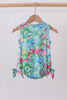 Green tropical garden bow bubble