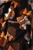 Brown character bamboo pajama set