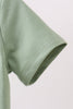 Sage puppy french knot top