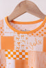 Tennessee floral checkered bamboo pajama set