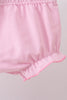 Floral bunny applique ruffle bloomer set