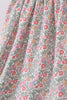 Floral bunny applique ruffle dress