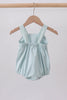 Blue stripe bunny applique bubble