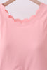 Pink scalloped active mom&me dress