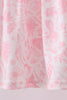 Pink bunny smocked lace collar shorts set