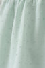 Green swiss dot cross sheep ruffle shorts set