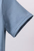 Blue racing car applique top