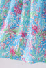 Mint island bloom ruffle dress