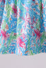 Mint island bloom ruffle bloomer set