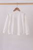 Cream hand-sewn bow mom&me sweatshirt