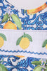 Lemon smocked ruffle bloomer set