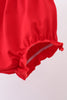 Blue flag embroidery seersucker bloomer set