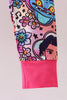 Purple character bamboo pajama pants set