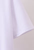 White bow sequin mom&me top