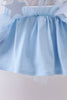 Blue bow star sequin skort set