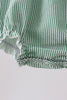 Green Watermelon Stripe Smocked Embroidered Seersucker Bubble