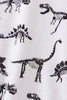 Navy dinosaur print bubble