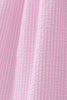 Pink stripe seersucker strawberry smocked dress